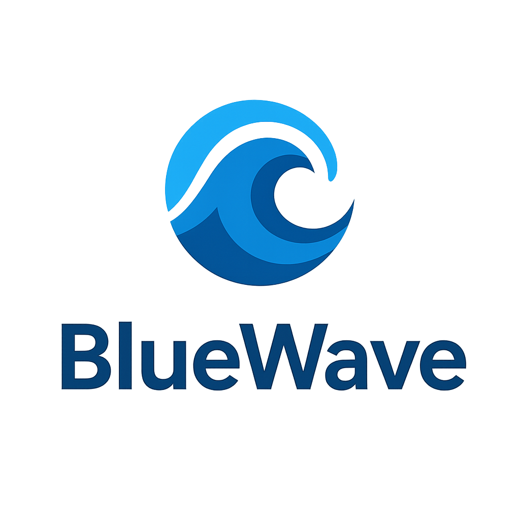 لوگوی شرکت موج آبی